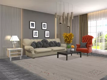 Tribal Wool Gabbeh Indian Area Rug 8x10