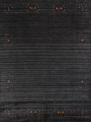 Silk Gabbeh Indian Area Rug 8x10