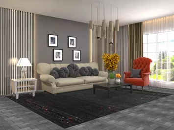 Silk Gabbeh Indian Area Rug 8x10