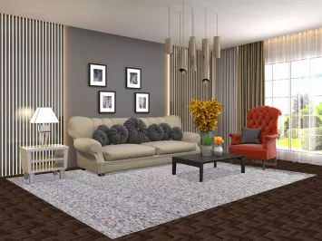 Silk Gabbeh Indian Area Rug 8x10