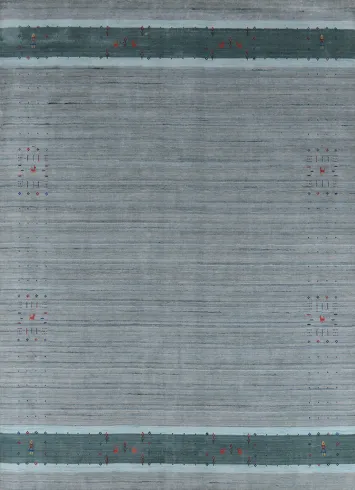 Tribal Wool Gabbeh Indian Area Rug 8x10