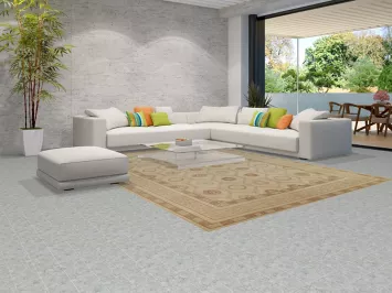 All-Over Vegetable Dye Khotan Turkish Area Rug 9x12