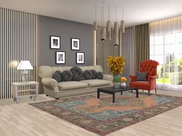 Handmade Tabriz Persian Area Rug 7x10