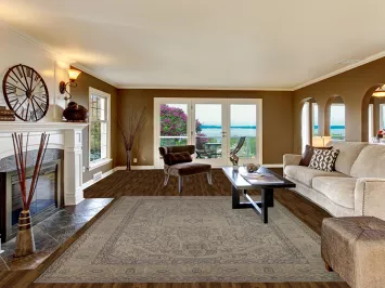 Geometric Tabriz Persian Area Rug 8x11