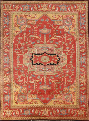 Geometric Heriz Serapi Oriental Area Rug 8x10