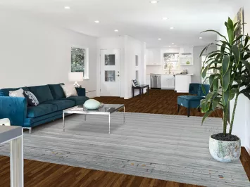 Striped Wool Tribal Gabbeh Oriental Square Rug 10x10