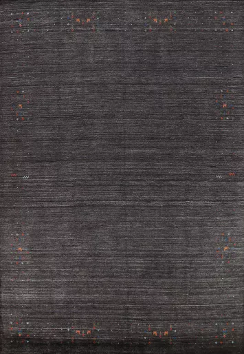 Handmade Silk Gabbeh Oriental Area Rug 9x12