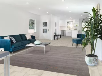 Gray Wool Gabbeh Oriental Area Rug 8x10