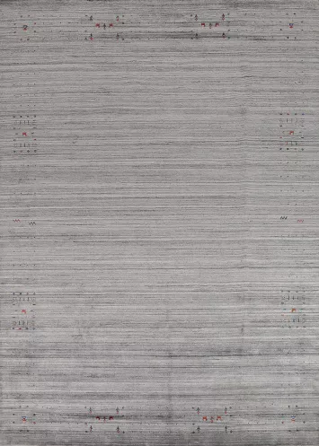 Handmade Silk Gabbeh Oriental Area Rug 9x12