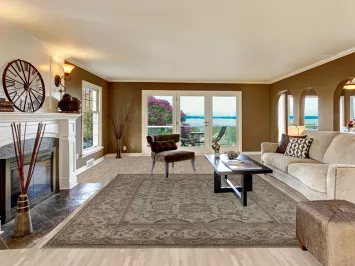 Green Handmade Wool Oushak Indian Area Rug 9x12