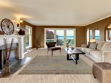 All-Over Handmade Oushak Indian Area Rug 8x10