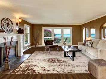 Transitional Turkish Area Rug 10x13