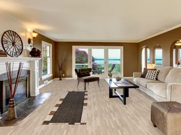 Transitional Turkish Runner Rug 3x10