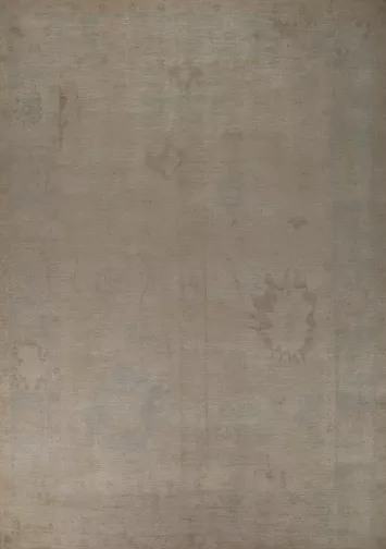 Vegetable Dye Oushak Turkish Area Rug 9x12