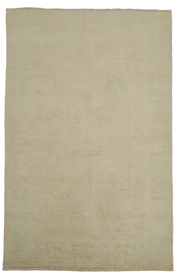 Vegetable Dye Oushak Turkish Area Rug 6x9