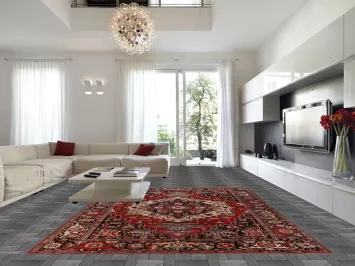 Vegetable Dye Heriz Oriental Area Rug 10x13