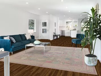 Vegetable Dye Square Oushak Oriental Area Rug 9x9