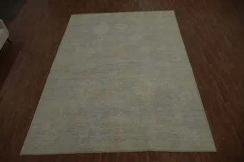 Sophisticated Oushak Large Rug 10x14 Neutral Color Palette
