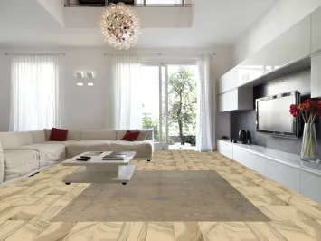 Vegetable Dye Oushak Turkish Area Rug 9x12