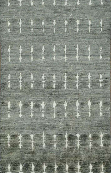 Trellis Wool Gabbeh Oriental Rug 4x6