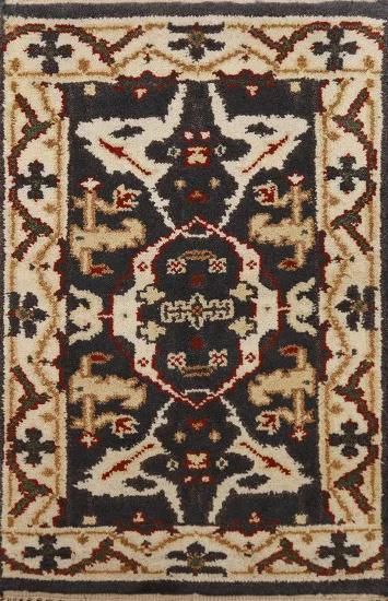 Geometric Oushak Oriental Foyer Rug 2x3