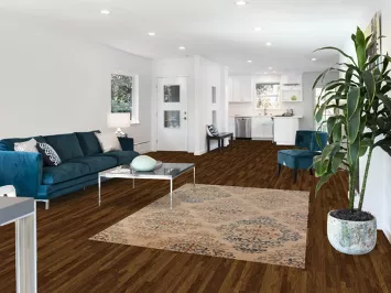 All-Over Floral Modern Oriental Rug 5x7