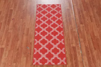 All-Over Modern Outdoor Foyer Runner Rug 2x5