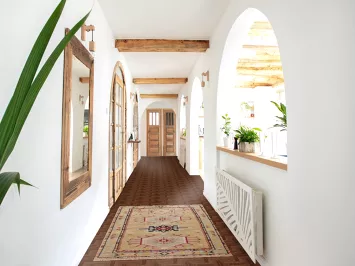 Handmade Wool Geometric Khotan Oriental Rug 3x5