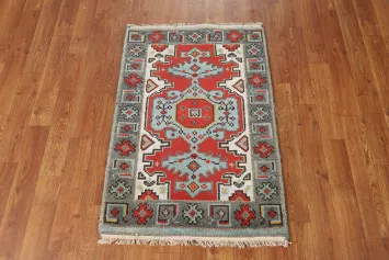 Handmade Wool Viss Indian Accent Rug 2x3