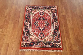 Geometric Heriz Serapi Oriental Rug 2x3