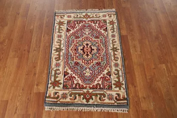 Geometric Heriz Serapi Oriental Rug 2x3