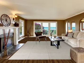 Hand Woven Wool Kilim Turkish Area Rug 10x12