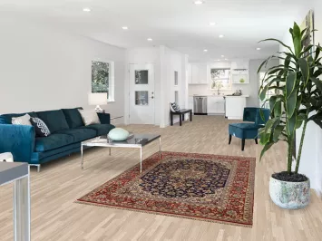 Vegetable Dye Vintage Signed Isfahan Persian Rug 5x7