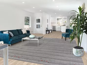 Tribal Wool Gabbeh Indian Area Rug 9x12