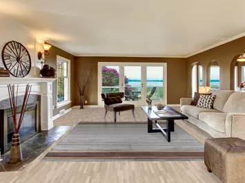 Striped Gray Gabbeh Oriental Area Rug 8x10