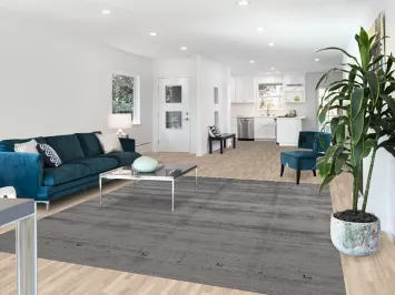 Gray Wool Gabbeh Indian Area Rug 8x10