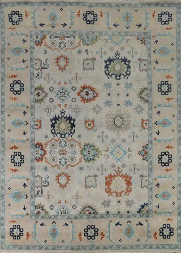 Handmade Wool Oushak Indian Area Rug 8x10