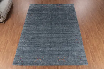 Slate Wool Gabbeh Indian Area Rug 9x12