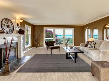 Gray Wool Gabbeh Indian Area Rug 8x10