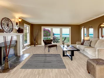 Gray Wool Tribal Gabbeh Indian Area Rug 5x8