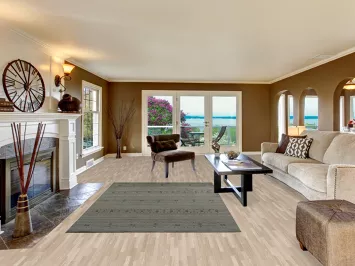 Wool Gabbeh Indian Area Rug 5x8