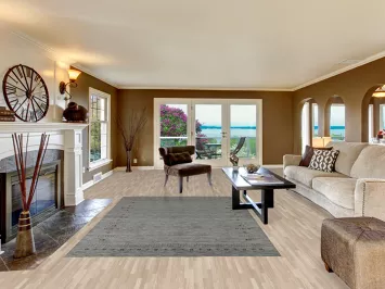 Tribal Gabbeh Indian Area Rug 6x9