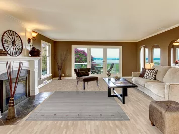 Striped Wool Tribal Gabbeh Indian Area Rug 6x9