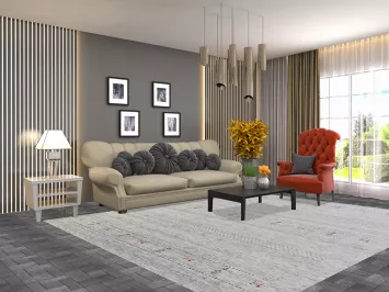 Little Animals Wool Gabbeh Oriental Area Rug 8x10