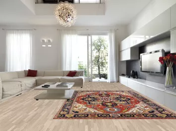 Medallion Wool Heriz Serapi Oriental Large Rug 10x14