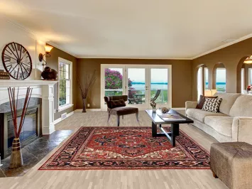 Geometric Heriz Serapi Oriental Area Rug 8x10