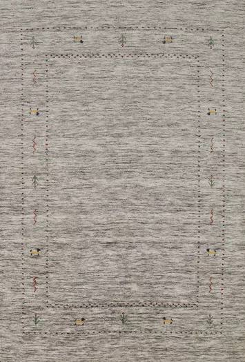 Tribal Wool Gabbeh Oriental Rug 4x6