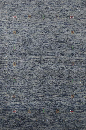 Tribal Blue Gabbeh Oriental Rug 4x6
