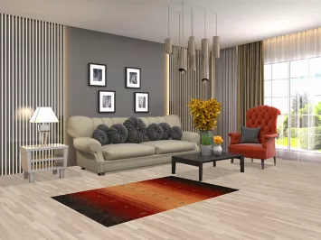 Handmade Wool Gabbeh Indian Rug 3x5