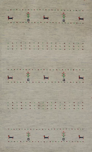 Tribal Gabbeh Oriental Accent Rug 3x5
